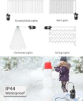 Dekofun 31V 6W EU Tündérfény Adapter Időzítővel, 8 Üzemmód, IP44 Vízálló 6