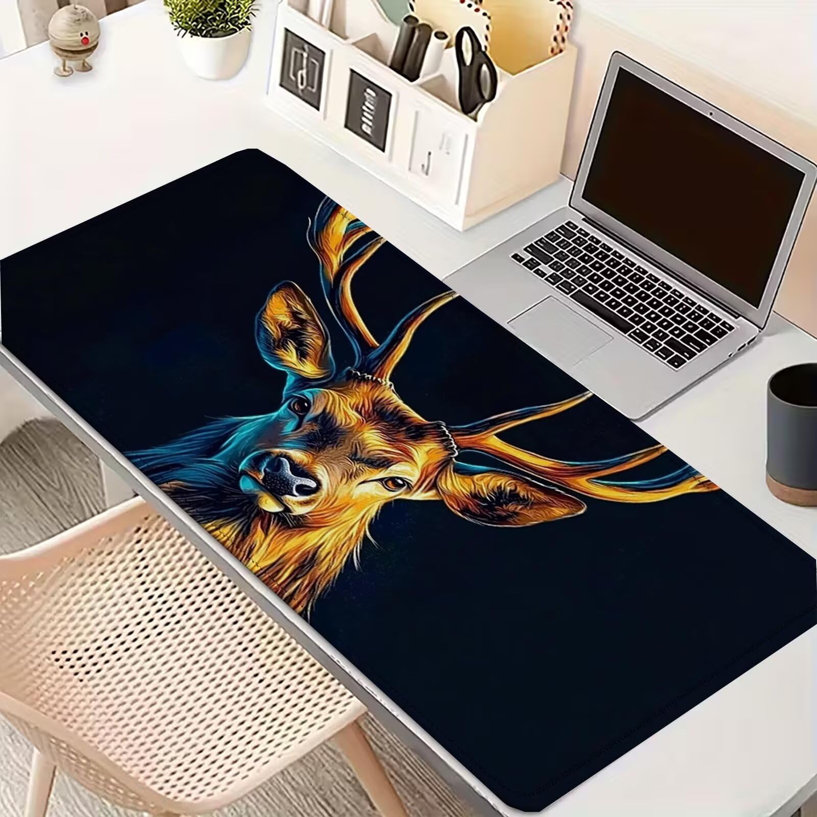 Tappetino Mouse 900x450mm | Superficie Ultra-Liscia | nero 0-z294
