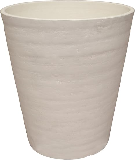 Amazon 明和 セラアート長鉢 8号 白 鉢