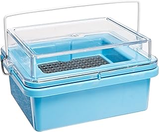 Heathrow Scientific HS120076 True North 96-Place Mini-Cooler, 20oC, Blue