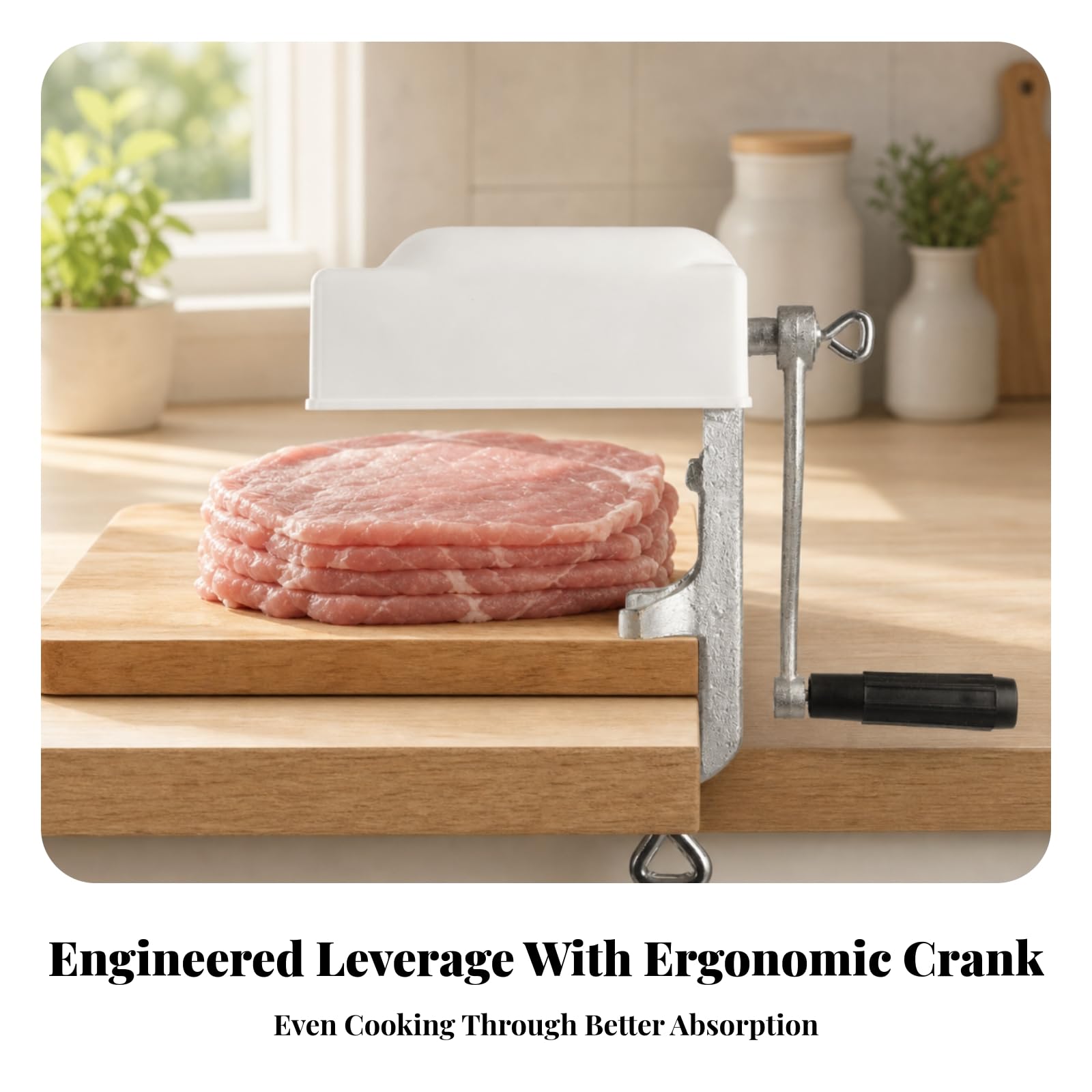Tenderizzre di e Manuale Regolabile Tenderizzre Rulli Ergonomico Utensile da per Arrostiti
