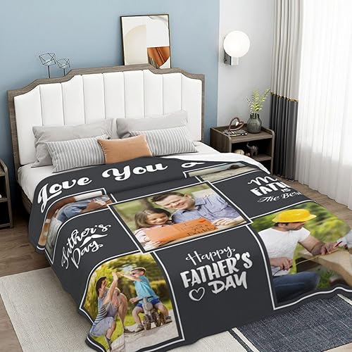 Miniatura 25 de Manta personalizada con fotos, texto, fotos personalizadas, regalos del día de San Valentín para mamá, papá, pareja, esposa, marido, novia, novio