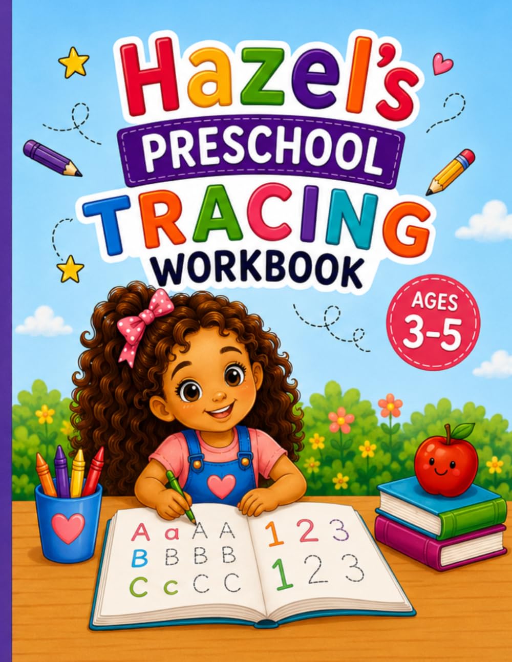Hazel's Preschool Tracing Workbook: Fun Tracing Practice for Preschoolers Ages 3-5
