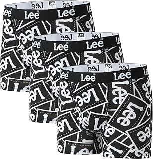 [リー] ボクサーパンツ メンズ 3枚セット M L LL 3L 4L 5L 6L 別注 ギフト 前開き 総柄 アンダーウエア シンプル (6L, ホワイト)