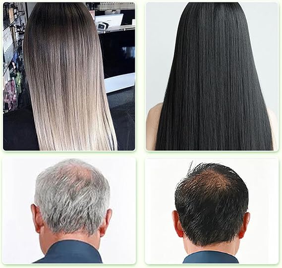 Foam Hair Dye - 500ml Bubble Mousse Shampoo, Natural Hair Mousse Healthy Plant Hairs Color, Long-lasting Plant-Based Foam HairBye For Men & Women Home Salon Daily Bathroom Travel
