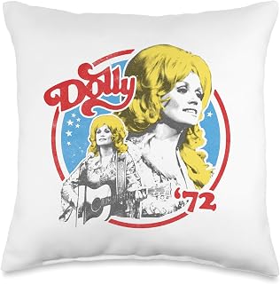 Dolly Parton '72 Throw Pillow