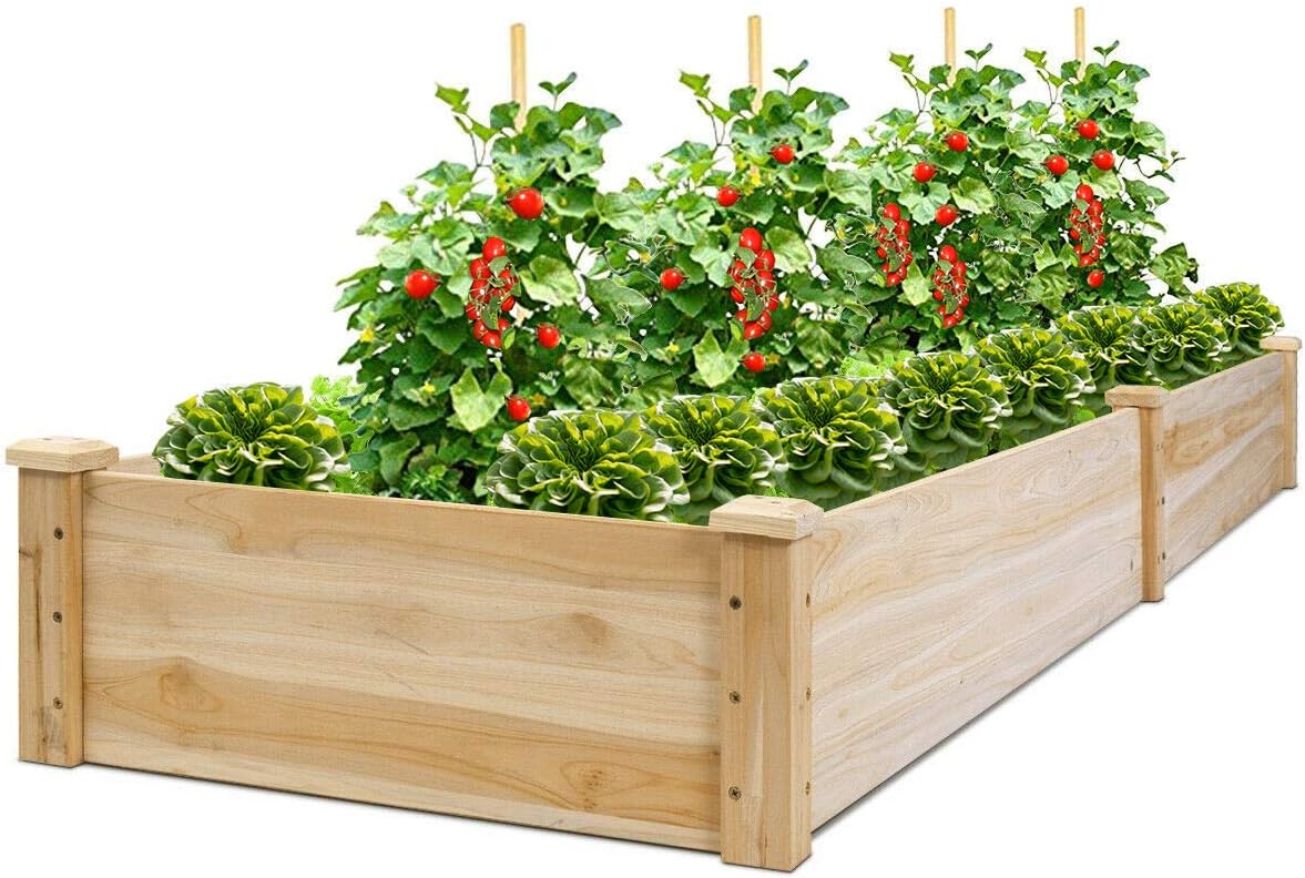 Lifetime 60069 Raised Garden Bed Kit, 4 by 4 Feet, Pack of 3 Patio, Lawn & Garden