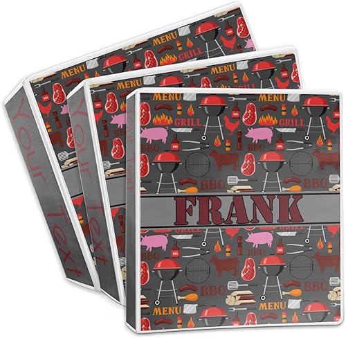 Vista 3 de Carpeta personalizada de 3 anillas para barbacoa - 2 pulgadas