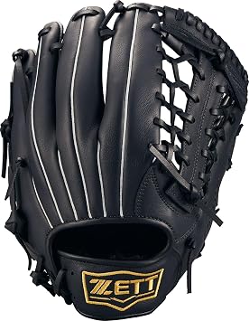 ZETT BSGB3910L Soft Baseball/Softball Grab, Writex, Right Throw, Black 1900
