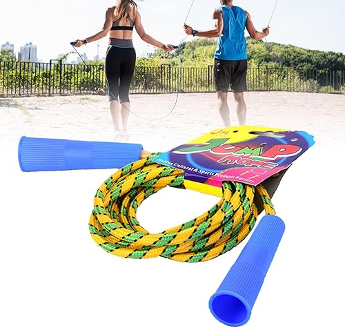 1 cuerda de saltar de color aleatorio, cuerdas de saltar para fitness, cuerda de salto, cuerda de saltar para niños, cuerda de saltar para