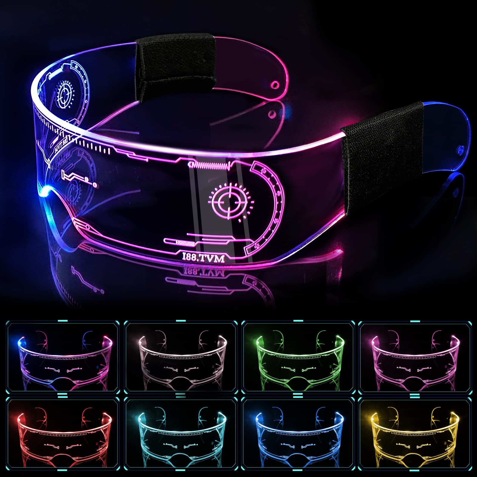 Victop Occhiali LED Party Per Uomo Donna Occhiali LED | FindTheDeal - 5