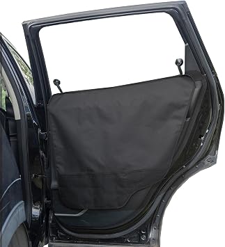 Dog Car Door Protector - Universal Fit for SUV/Sedan/Truck, Black