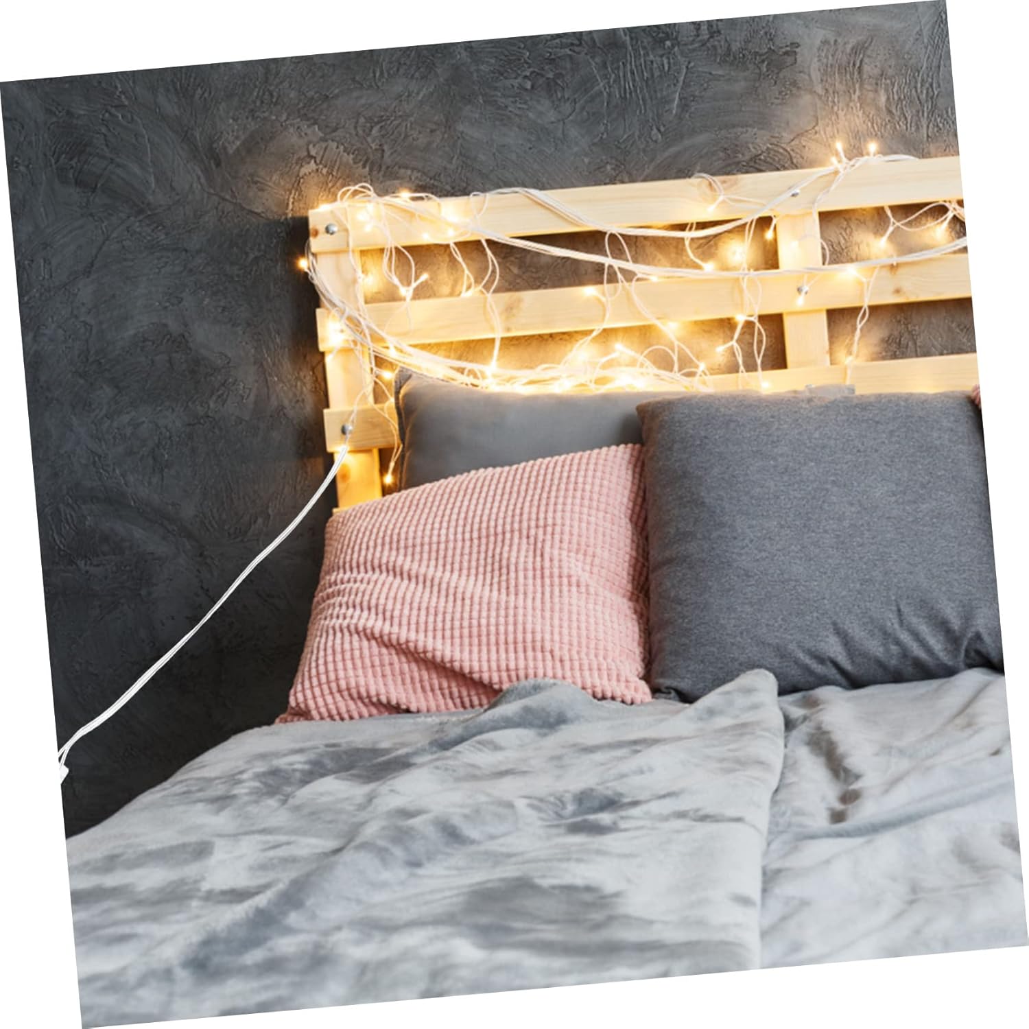 VICASKY Clear Extension Cord for Led Light Strips Christmas Light Extension Indoor Outdoor Flexible PVC Cord with Us Plug for Curtain Lights and Holiday Decorations 2-Pack