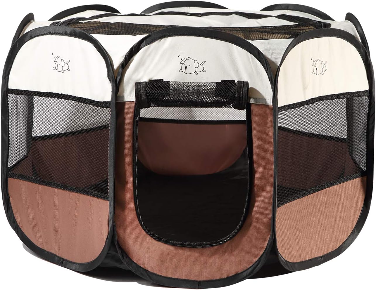 Rarasy Pet Portable Foldable Playpen Exercise Kennel Dogs Cats Indoor/Outdoor