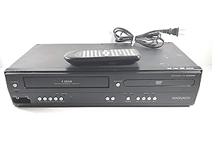 MAGNAVOX DVD/VHS Combo Players for TV | Plays Both DVDs and VHS Tapes Easily