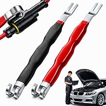 Automotive Electrical Terminal Connector Separator Removal Tool, Handy Automotive Electrical Connector Removal Tool - Easy to Use, Damage Free, Comfort Grip for Cars, Trucks, and SUVs Red+Black