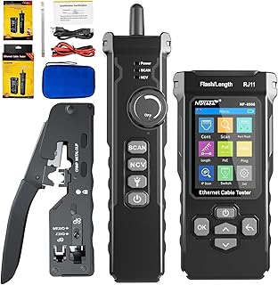 NOYAFA NF-8506 Network Cable Tester with RJ45 Crimp Tool