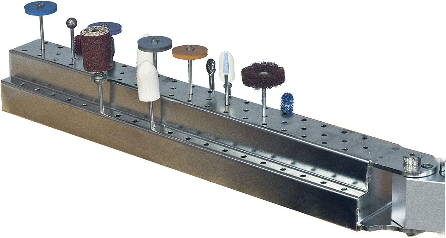 Accessory Holder Arm, for 99 3/32” shank bits, 3 Tiers, Accy. bar measures 30cm long x 5cm wide x 5cm, high, for use on MAMH-13