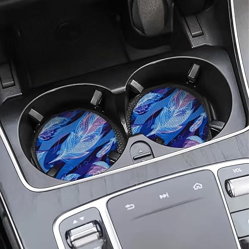 Miniatura 5 de AUCELI Paquete de 2 posavasos para automóvil, portavasos universales para vehículos, 2.75 pulgadas, antideslizantes, a prueba de golpes, almohadilla