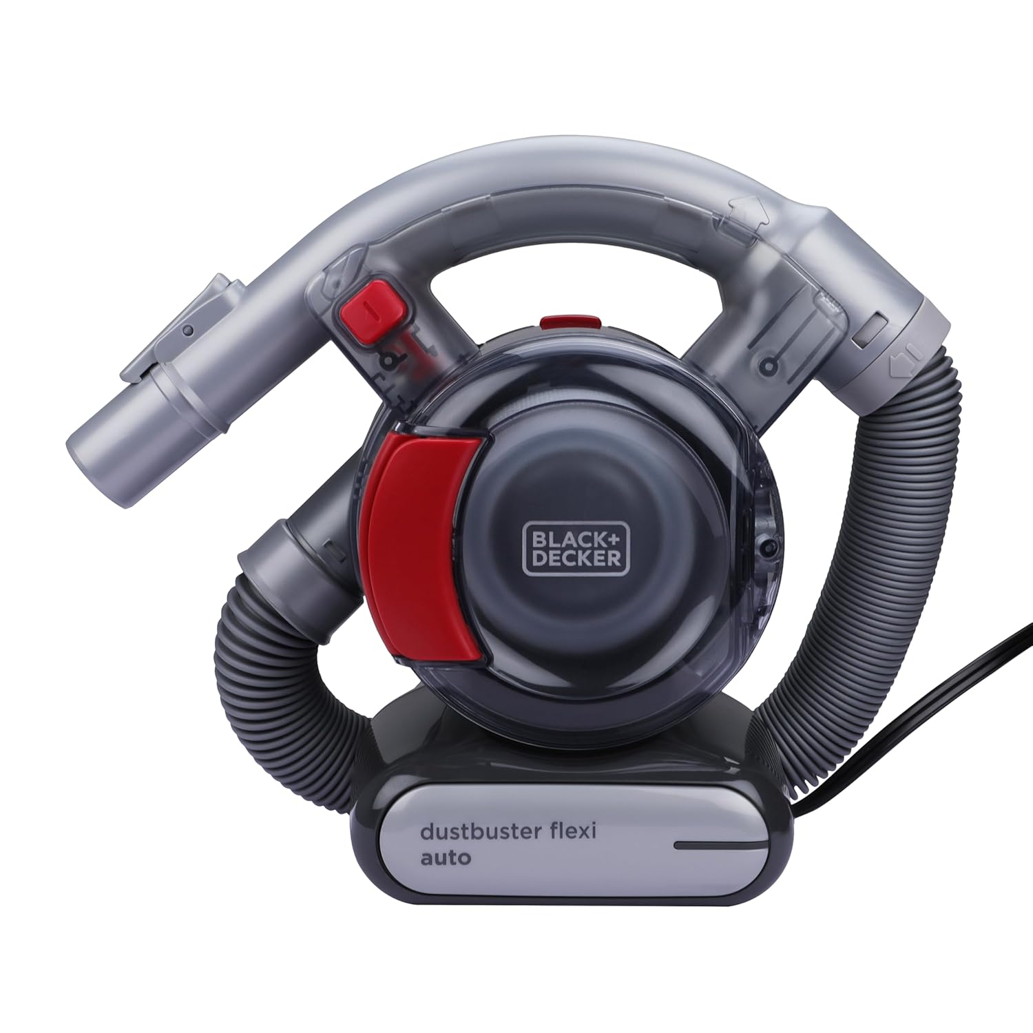 BLACK+DECKER PD1200AV-B1 12V Corded Dustbuster Flexi Auto Handheld Vacuum Cleaner, 560 ml Bowl Capacity, Car Vacuum Cleane