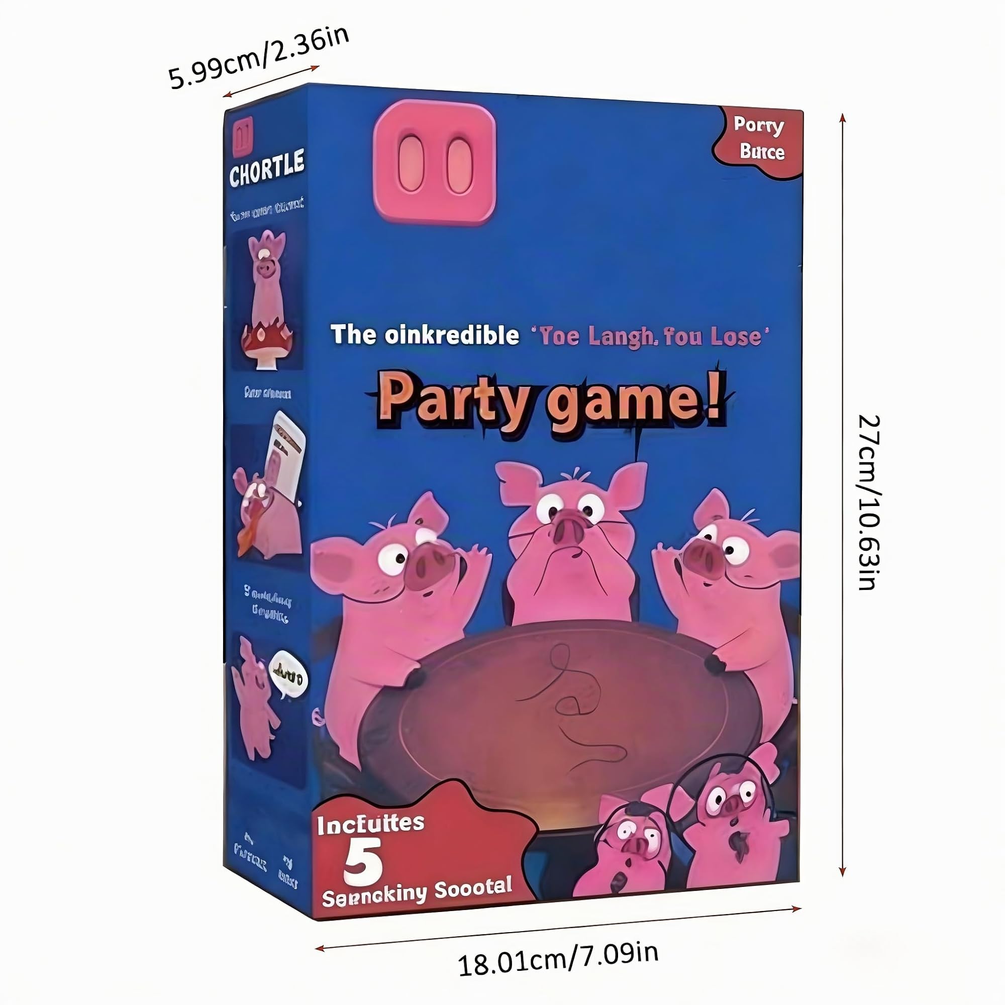 Diversión Cómica con Narices de Cerdo - El Increíble Juego de Risa y Perdida en Fiestas, Divertidos Juegos de Puzles con Nariz de Cerdo, Juegos Hilarantes para Familias, Adolescentes y Adultos