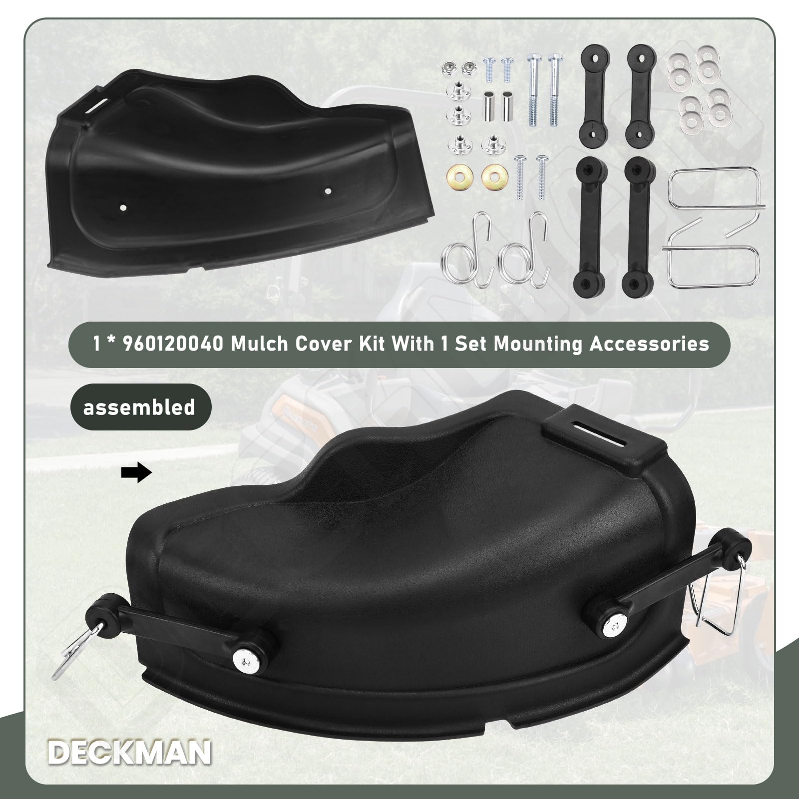 Amazon.com : 960120040 Mulch Cover Kit for Craftsman Husqvarna 54