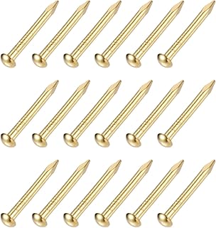 METALLIXITY Small Nails (2x20mm) 60pcs, Brass...,