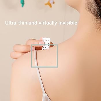 Holibanna 60PCS Invisible Double-Sided Body Tape For Dresses Fashion Skin Tape For Clothing Strong Adhesive Wardrobe For Low-Cut Tops And Strapless Styles