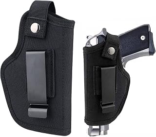 Adjustable Concealed Belt Holster, Tactical Pistol Bags Waistband, Holster fits Subcompact to Large Handguns for Right& Left Hand Draw