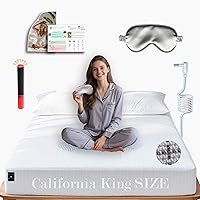 Vista 39 de Ali King Sábanas de Conexión a Tierra - Tamaño Individual, Algodón Suave con Fibra de Plata, Bolsillo Profundo de 15 Pulgadas, Sábanas Ajustables