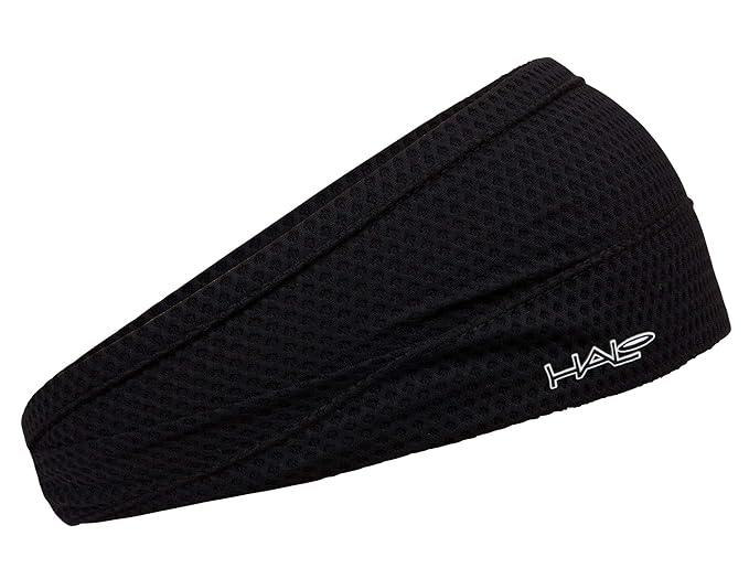 Halo Headband AIR Series BANDIT- Lightweight, Moisture Wicking headband(Black)