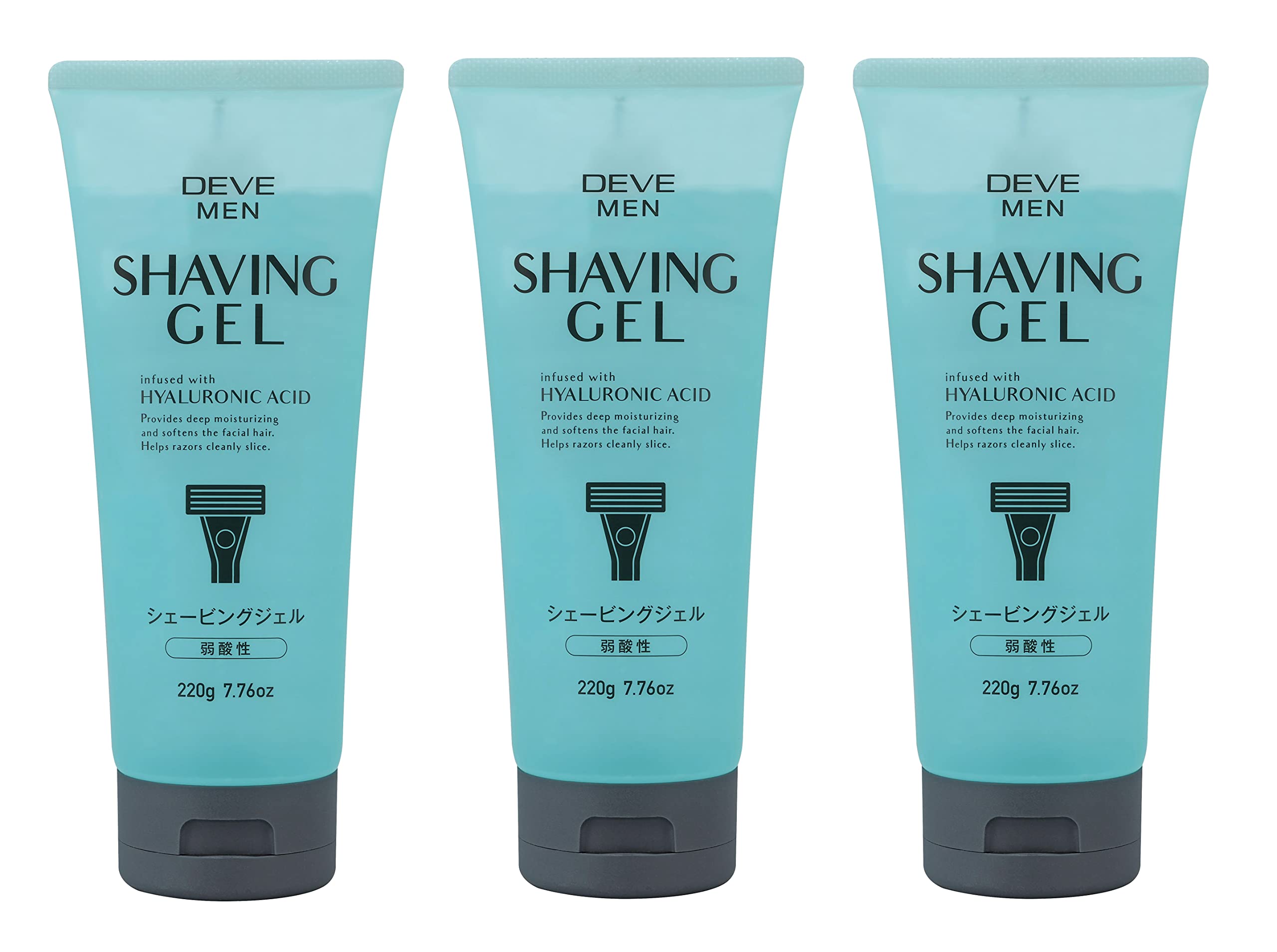 DEVE MEN Shaving Gel x 3