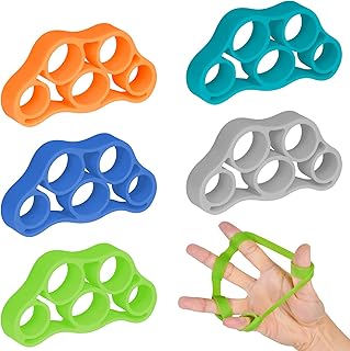 Vicloon Exerciseur De Doigts,Hand Grip Strengthener Civière de Doigt Renfort de Préhension de la Main L'entraîneur de Doigts Musculation Doigt Convient pour L'entraînement Musculaire des Doigts