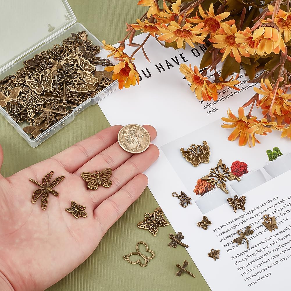 Lot De 30 Pendentifs En Cristal AB Facettés - 6 Formes (papillon, étoile...) - Pour Bijoux DIY