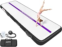 Vista 10 de VOFiTNY Colchoneta de gimnasia multiusos de 6.6/10/13/16/20 pies, resistente e inflable, para el hogar y el gimnasio