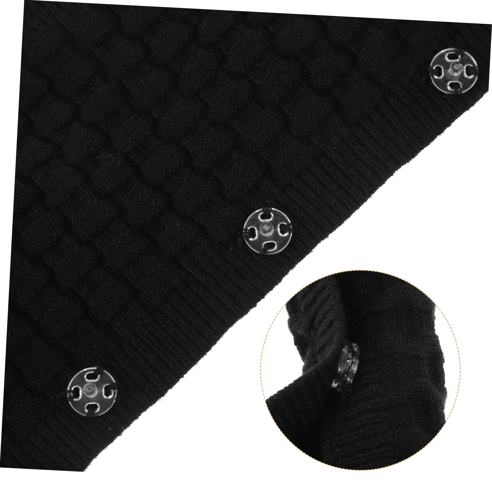 POPETPOP 6pezzi Cuffie Protettive Copertura Per Archetto Con Cuscinetti Di Ricambio Facile Da Installare e Resistente Nero