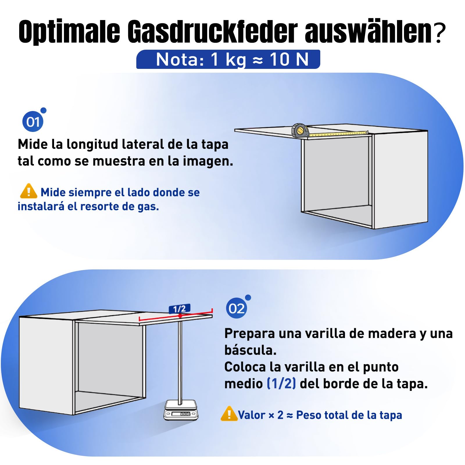 ARANA muelles de gas amortiguadores 430mm 534N/54KG con soporte, 2ud | 43cm Muelle de gas con soporte hidráulico para tapas, autocaravanas, cubos, ventanas y escotillas.