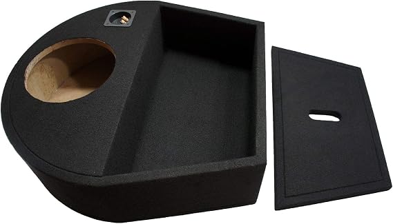 American Sound Connection Universal Fit Single 10 Subwoofer Sealed Replacement Spare Tire Custom Subbox | 隠しホイールウェルトランクエンクロージャ、10インチドライバー、ステルスベースアップグレード、カーゴスペースの節約、工場出荷時の外観のクリーンインストール。