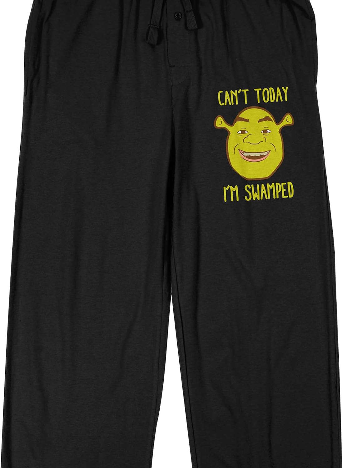 Bioworld Shrek Swamped Men's Black Sleep Pajama Pants