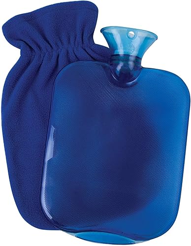 Miniatura 3 de Carex Botella de agua caliente con tapa, goma, terapia de calor y terapia fría, para calambres, alivio del dolor, artritis, dolores y dolores
