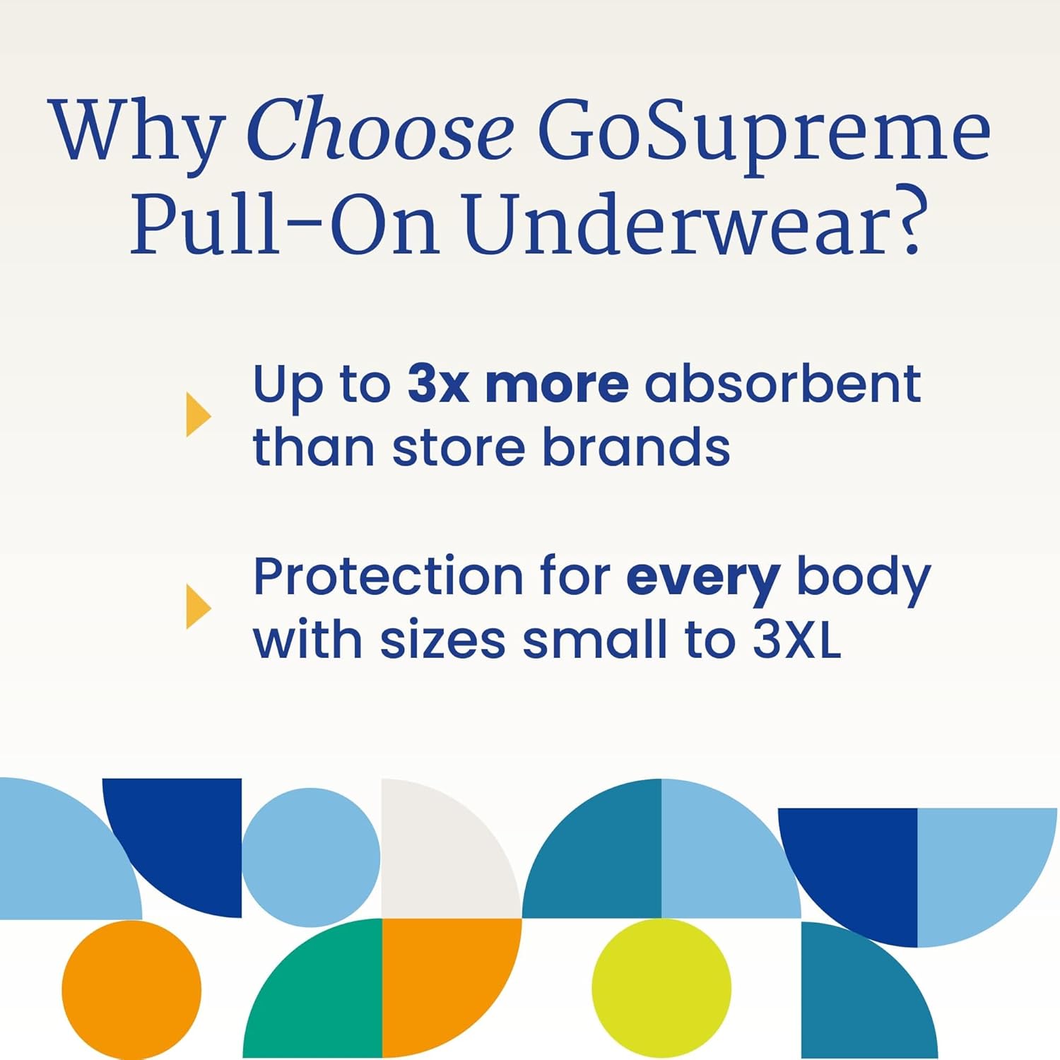 NorthShore GoSupreme Overnight Pull-On Underwear, 8-Hour Leak Protection, Large, 14-Count Bag, White, (36-48 in Waist), Unisex Adult Diapers - Image 5