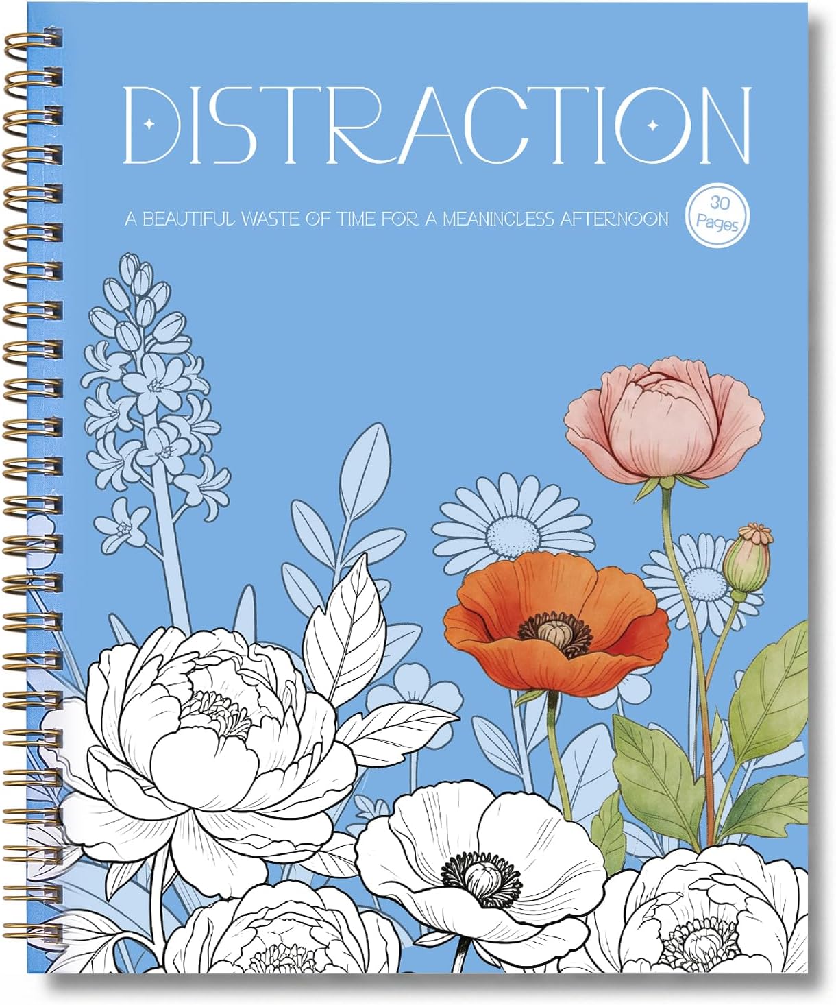Sarcastic Funny Coloring Books for Adults, Spiral Bound Stress Relief Gift
