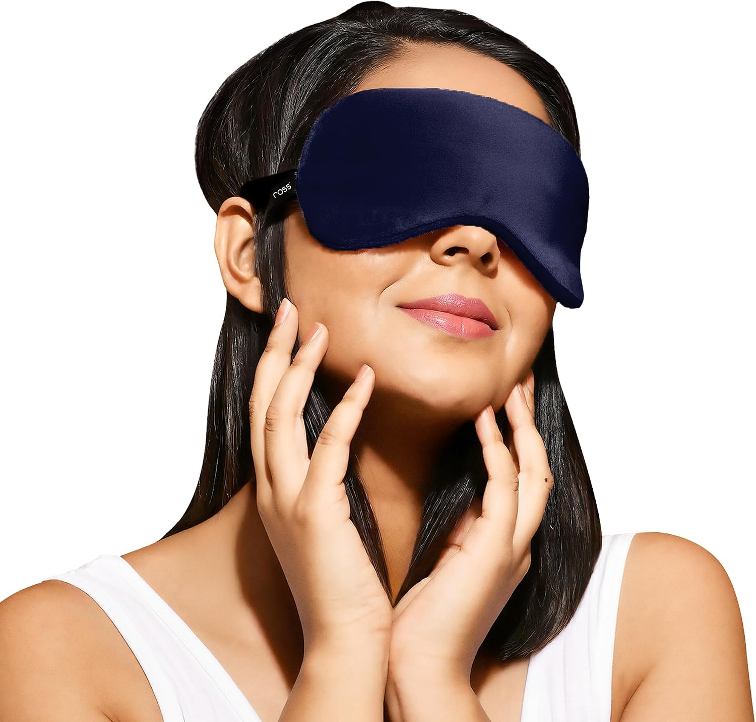 Ross 100% Mulberry Silk Sleep Mask Eye Mask, Super Smooth for Blind Fold (Maroon)