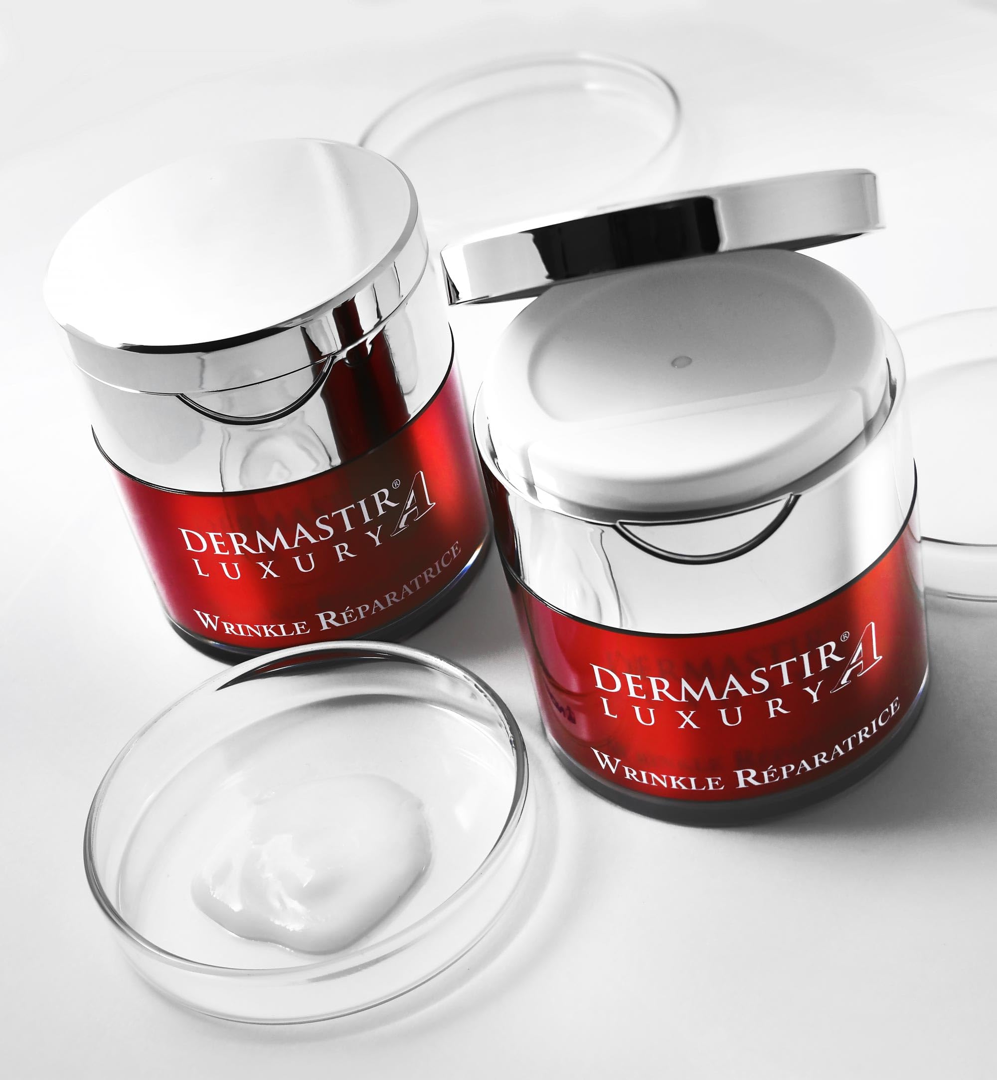 Dermastir Wrinkle Réparatrice Crema Viso Antirughe a Base di Oli, Ceramidi e Peptidi - Made in France, 50ml