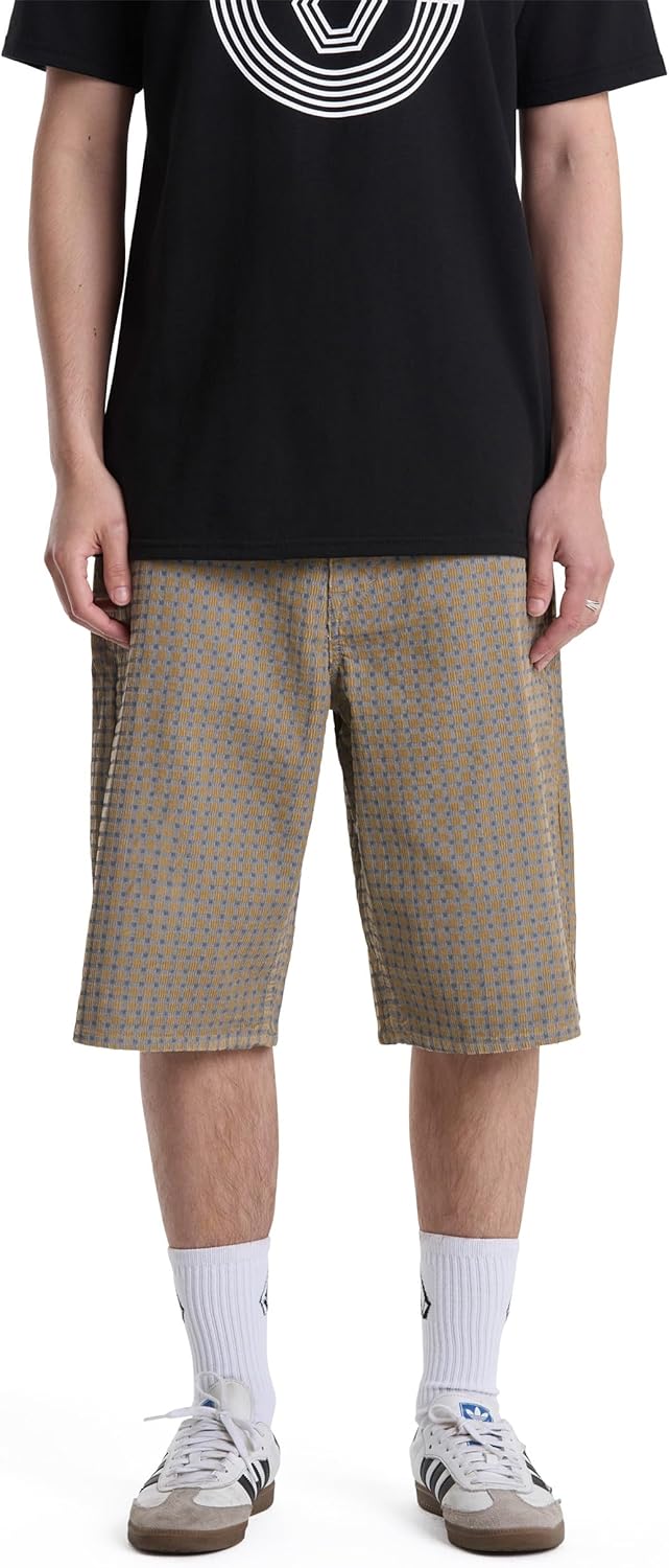 Volcom Men's Baggy Fit5 Pocket Chino Shorts, All Day Comfort for Everyday Wear
