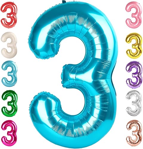 Vista 232 de Globos del números 0 de 40 pulgadas para formar los números 10, 20, 30, 40, 50, 60, 70, 80, 90, 100, para decoración de cumpleaños, bodas, eventos