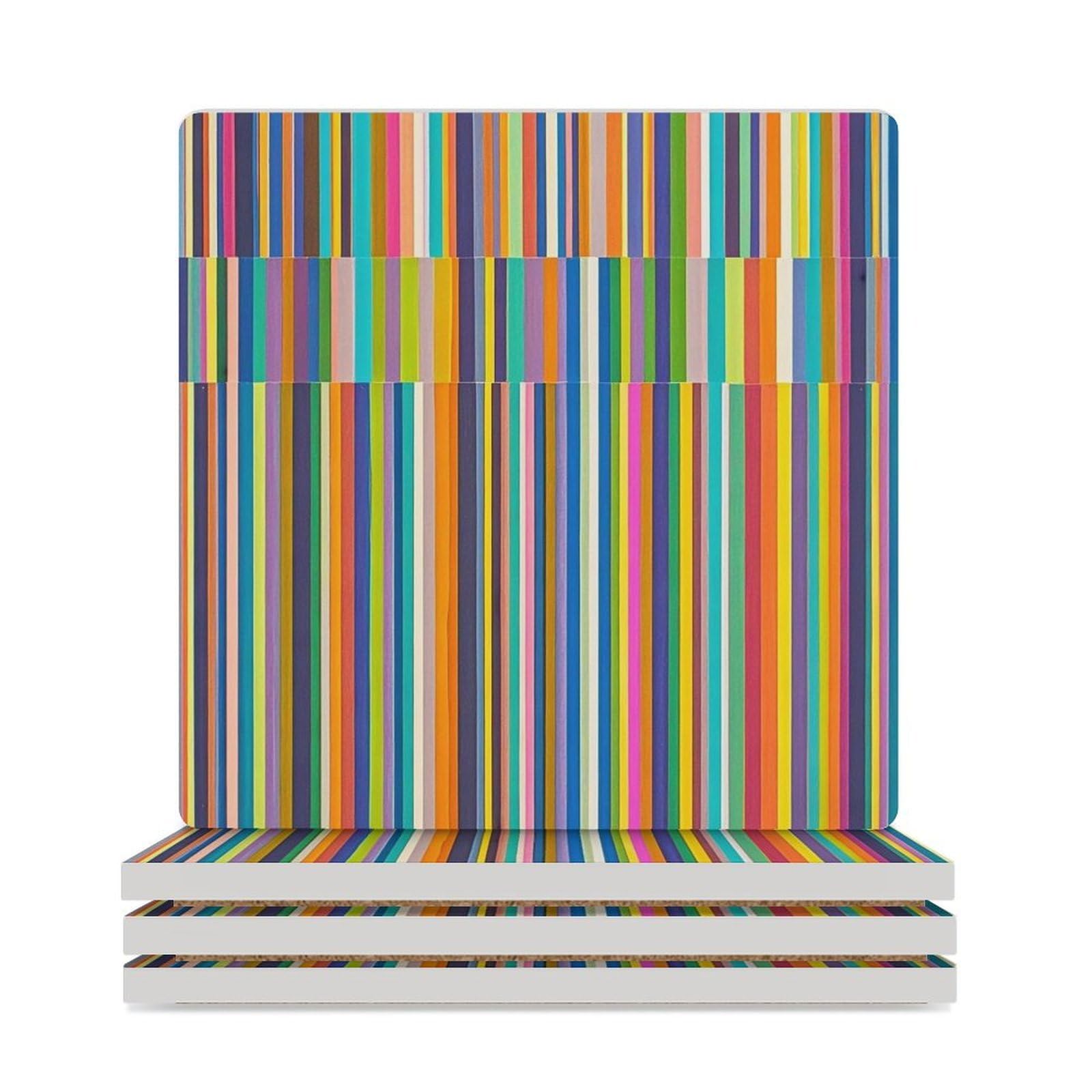 Dessous de verre absorbants céramique tapis de tasse carré dos liège protection table basse