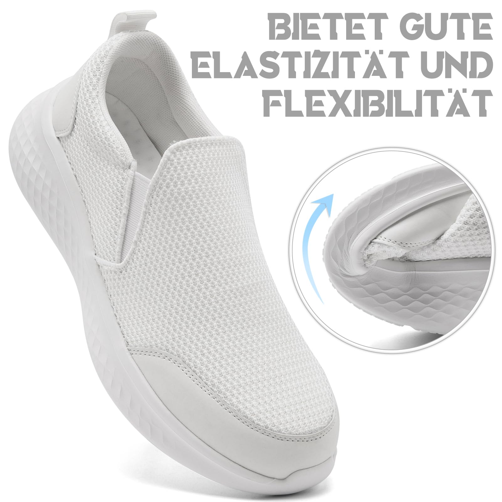 Sneaker Herren Mokassins Schuhe Sportschuhe Laufschuhe Turnschuhe Bootsschuhe Hallenschuhe Loafer Joggingschuhe Walking Atmungsaktiv Freizeitschuhe