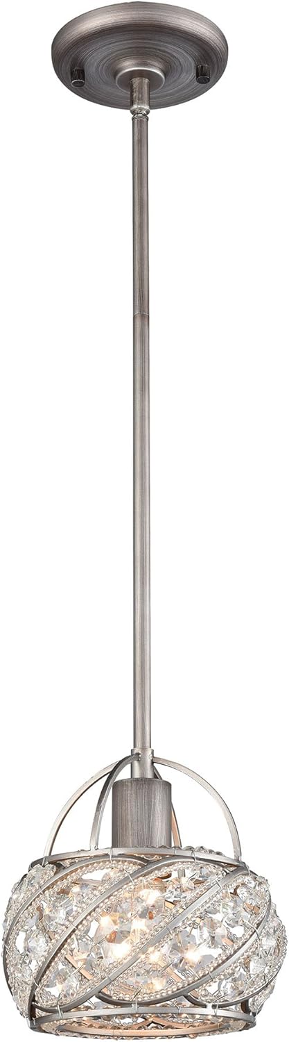 Lоwеѕt Prісе Elk Lighting 11092/1 Pendant Light, Weathered Zinc