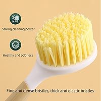 Vista 6 de Pot Cleaning Brush, Scrub Brush for Dishes, Sink Cleaning Scrubber with Handle, Dishwashing and Cleaning Scrubber, Household Multifunctional